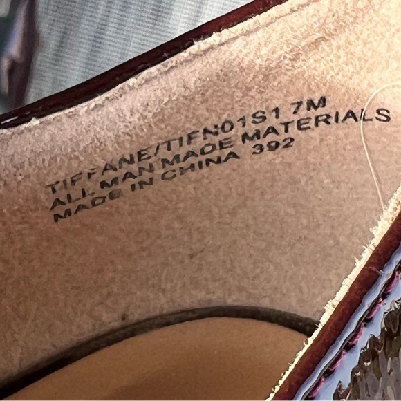 Steve Madden Tiffane Shoes Burgundy Size 7 NWOT - Picture 8 of 10
